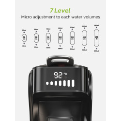 Machine à café 6 en 1 HIBREW : expresso chaud et froid, cappuccinos